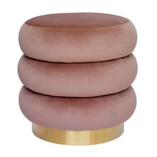 Quinn Velvet Ottoman